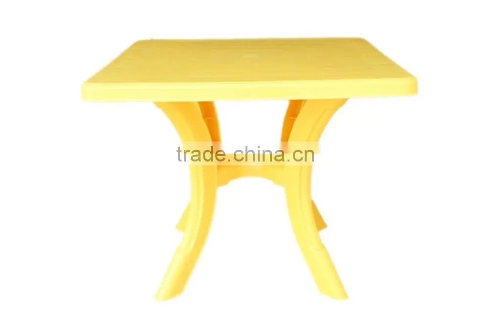 Popular removable rectangular plastic children dining table