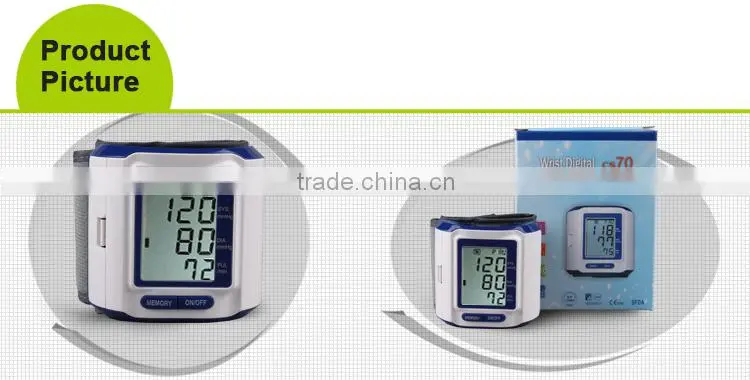 ROHS ,EMC,EN12470-3,Reach leading househould high quality china manufacturer parents use blood pressure monitors wrist