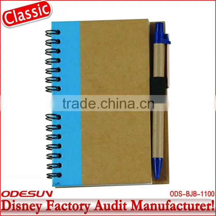 Disney factory audit manufacturer's custom spiral notebook with pen 1411011