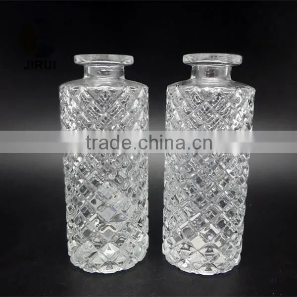 Smoky-gray Diamond aroma diffuser glass bottle 150ml