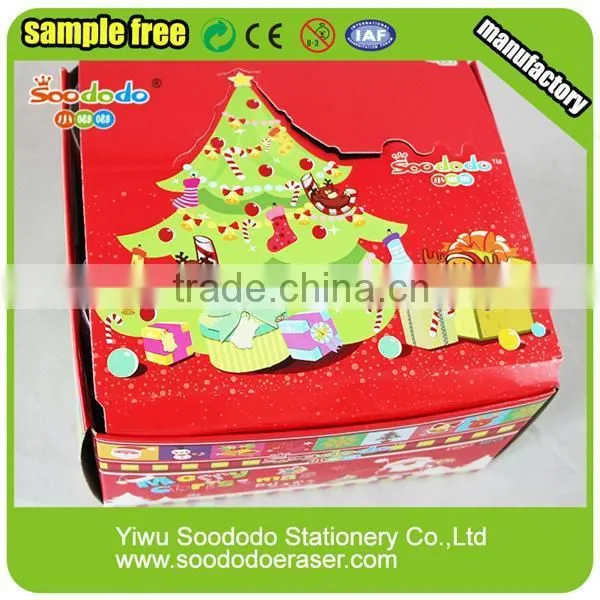 Christmas Gift Hot Selling Rubber Eraser
