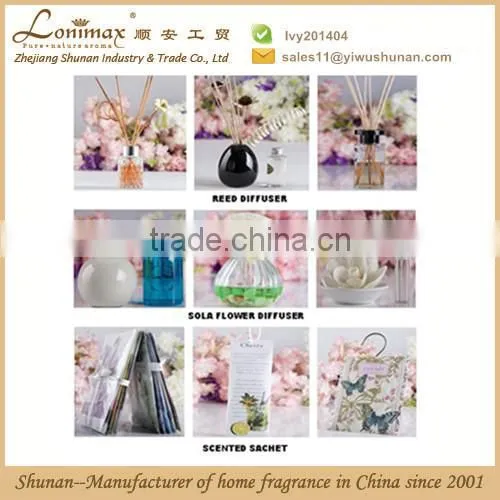 Home fragrance reed diffuser/ 100ml reed diffuser with rattan sticks SA-2053