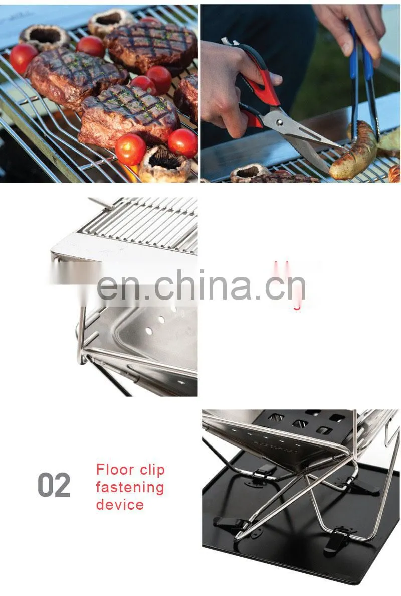 Portable Outdoor Camping Stove Bonfire Propane Fire Pit Fireplace Grill
