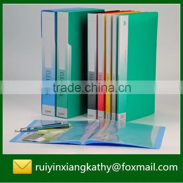 Hard Cover Wholesale Plastic Display Book