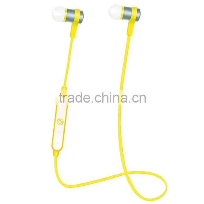 2016 Alibaba Hot Sell Portable Bluetooth Headphone Wireless Earphone Cheapest Sport Wireless Bluetooth Earphone