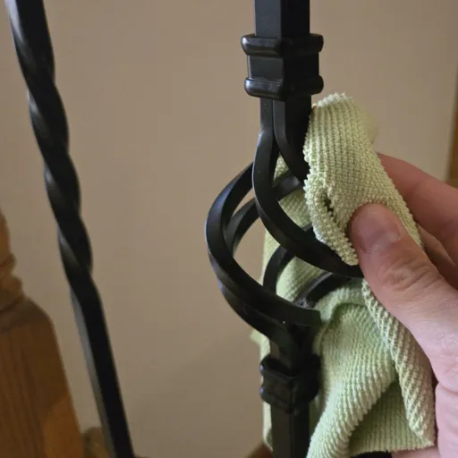 How to wash a wrought iron fence