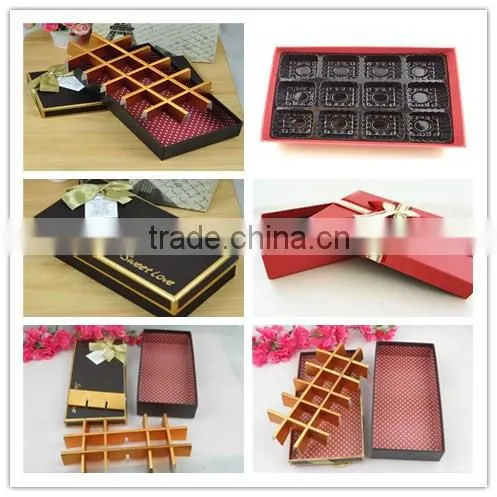 2014 custom handmade high quality chocolate packing box