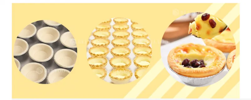 Full Automatic Portuguese Egg Tarts Egg Tart Making Machine