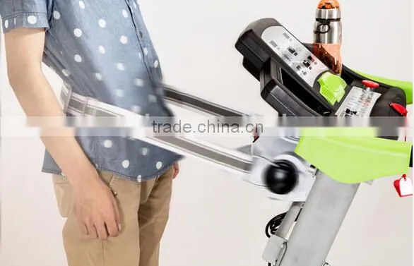 Electric treadmill with electric massage machine and sit up bench