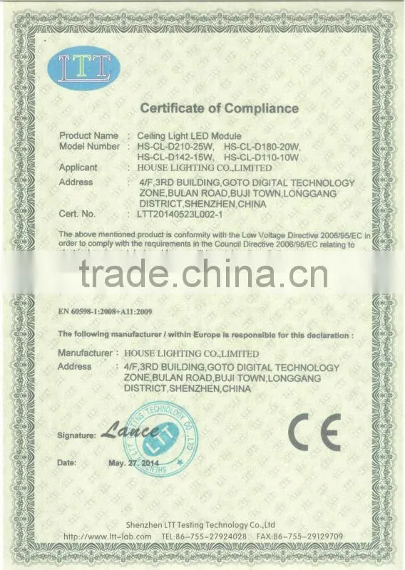 High quality and cheap price 20W led bathroom ceiling light module, led modules for ceiling light and replace pl tube