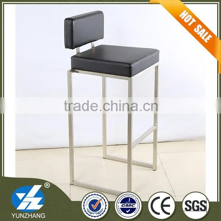 black leather metal bar stool with trade assurance