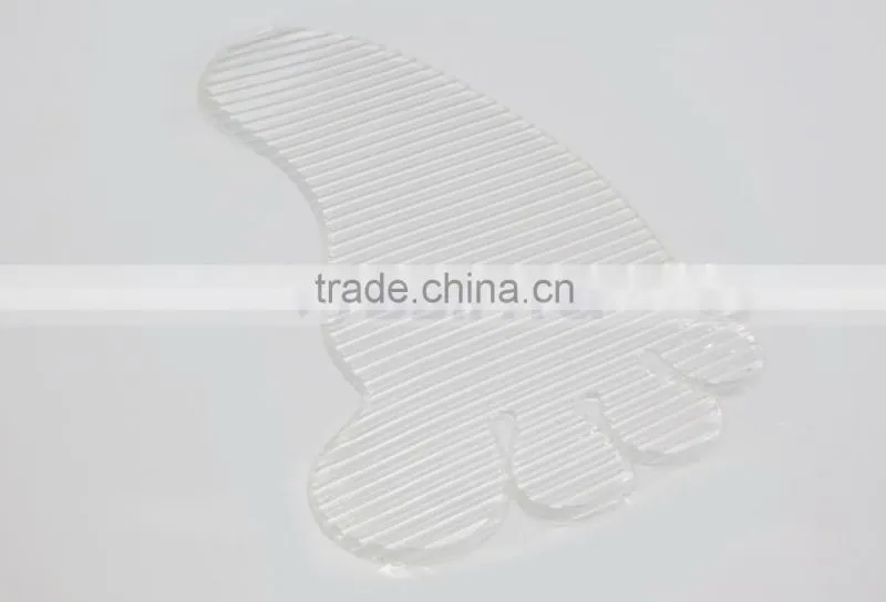 14.5*9 CM Washable Reusable, OPP Bag Packing PU Personalized Foot Shape Sticky Pad