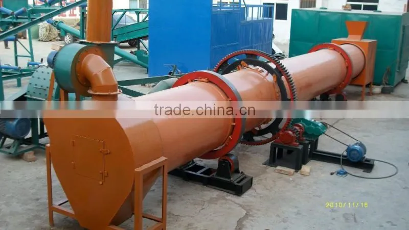 Professional rotary drum dryer for wood shaving/ sawdust/ fertilizers