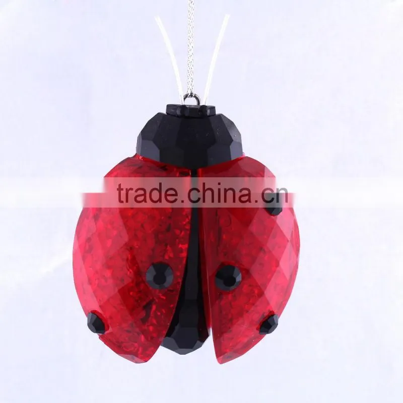 Small Size Ladybug with Half Opened Wings Ornament 01501011 new style indoor decoration