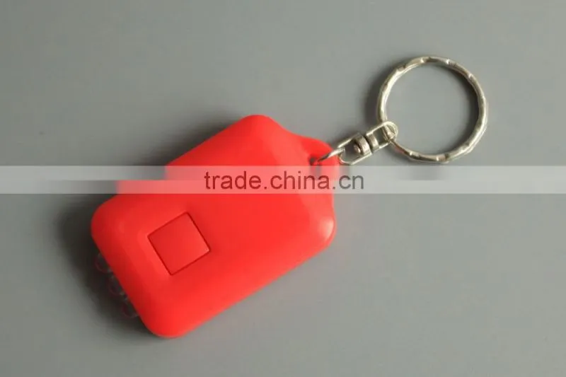 Mini led flashlight keychain Solar Powered Flashlight Keychain with display box