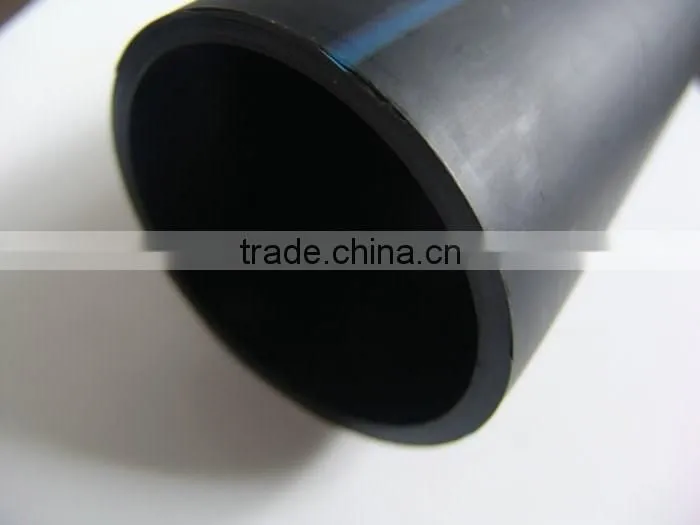 Excellent Abrasive Resistance Non-toxic Plain End Smooth HDPE Pipe 110mm