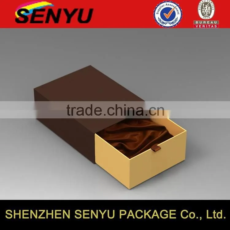 Custom Drawer Shape Paper Gift Box for Christmas Gifts Packaging