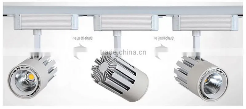 Kakaxi High Quality LED Track Light 20W 30W Clothing Store Rail Lights Showcase LED Spotlights