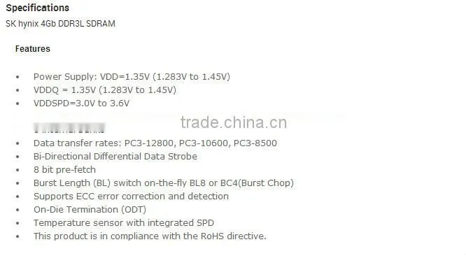 451S6AFR8C ddr3 4gb pc12800 1600mzh