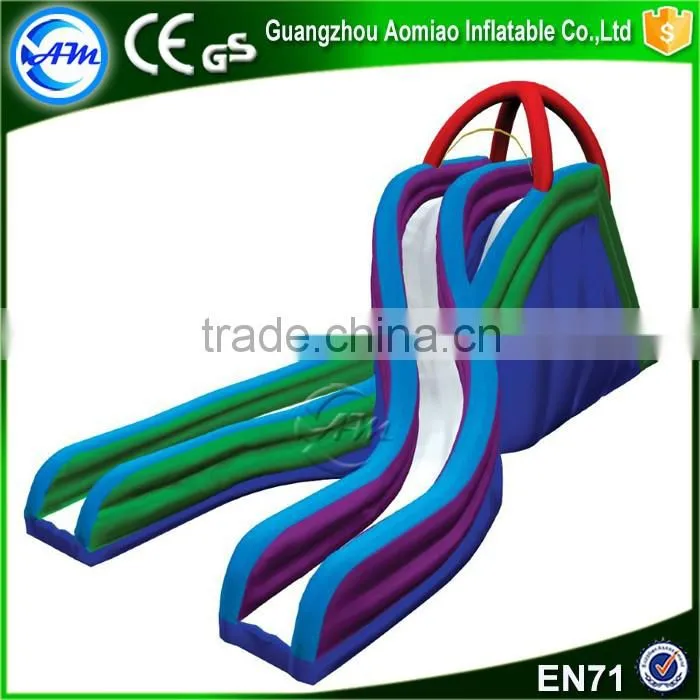 Popular amusement largest plastic inflatable water slide for kids and adults