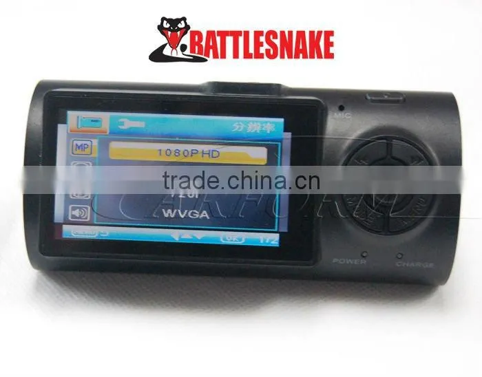 1080P 4 times digital zoom car video recorder