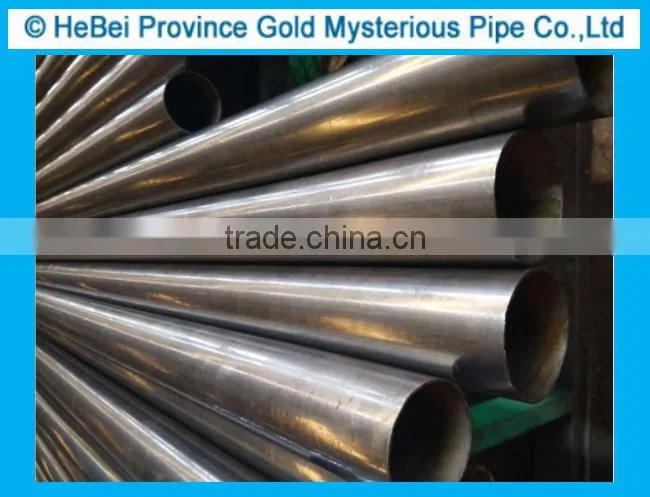Black steel carbon seamless pipe for oil and gas tube