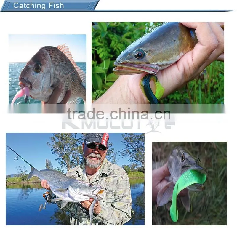 CHGTCS01 factory price soft fishing tackle shad swimbait trout bass pike lures