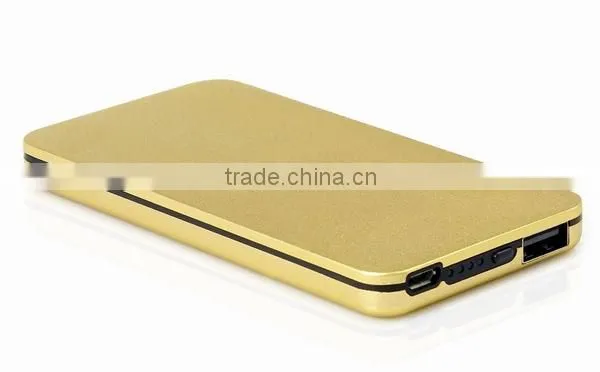 AWC834 2a charger 12mm ultrathin 20000mah metal dull polish 2 power bank charger usb