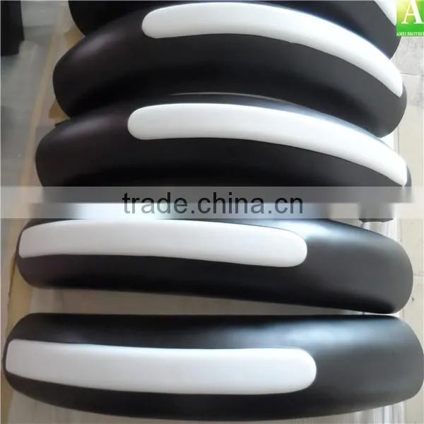 Custom made vacuum form painting red plastic thick shell