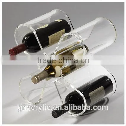 GH-RZ248 2014 Shenzhen Guihe Factory Direct Sale Acrylic wine bottle rack display with good quality