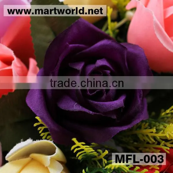 artificial rose flower wedding decoration wedding flower wedding home party decoration(MFL-003)