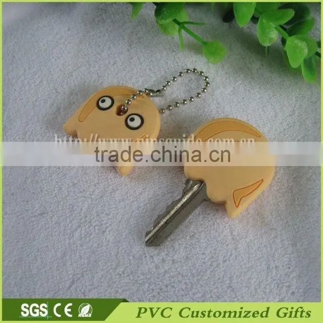 Cheap wholesale custom 3d soft pvc key cover