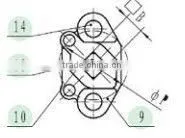 supply high quality stainless steel 2pc flanged ball valve (ANSI) in China