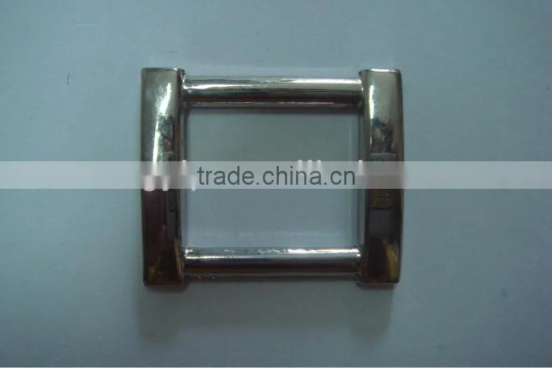 metal shiny adjustable decorative belt buckle
