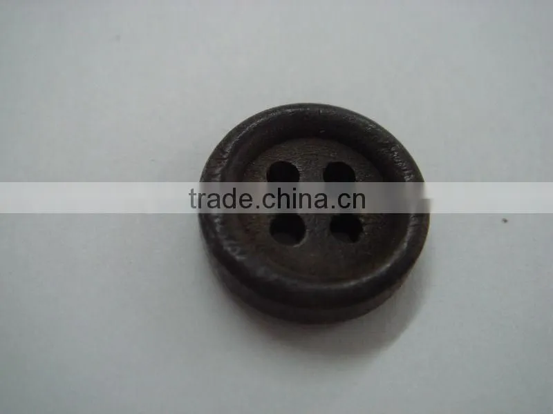 13mm fashion small suit natural wooden 4 holes button