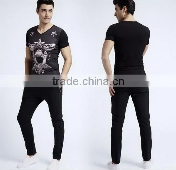 Good quality new arrival custom short sleeve button up shirts men