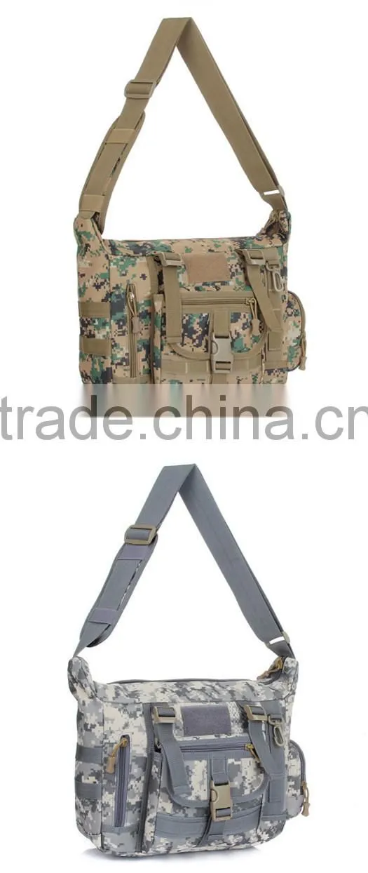 Outdoor camouflage sport molle tactical military army sling bag