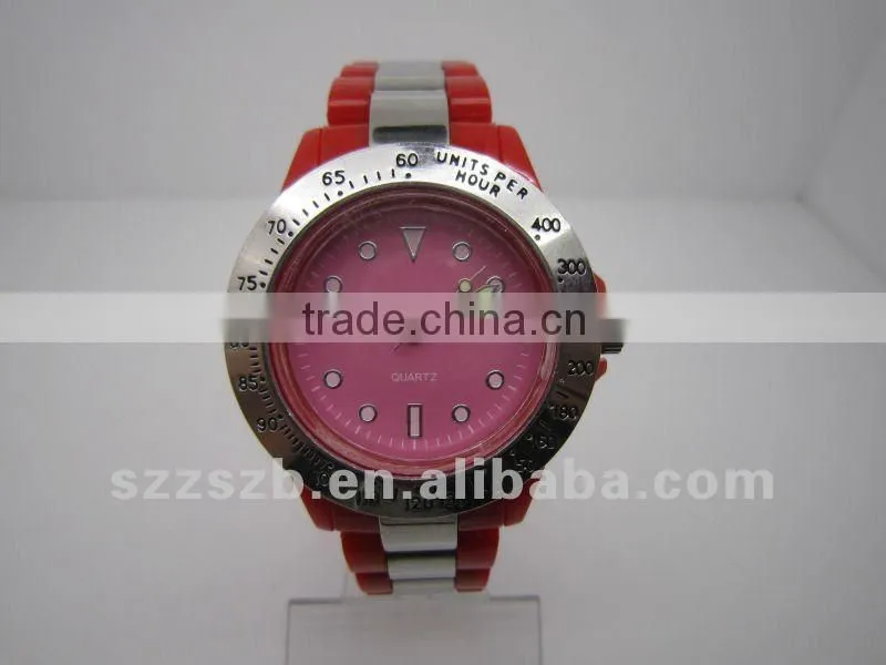 2012 Most Popular Plastic Wrist Watch promational watches