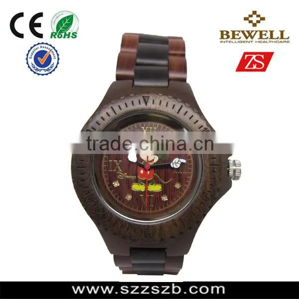 2016Natural eco-friendly new design customised logo cheap wooden wrist watch