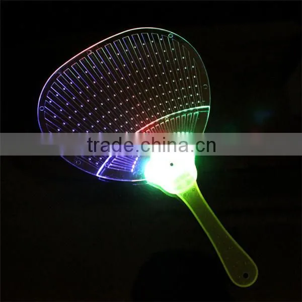 Hot sale glowing led hand fan cheering led light hand fan