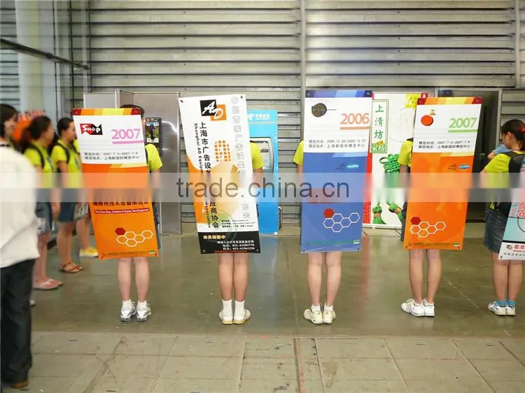 Promotional outdoor backpack x banner