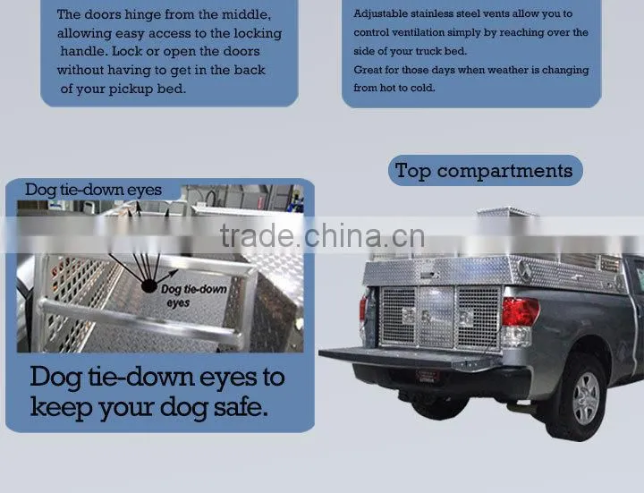 Outdoor Waterproof Aluminium metal dog kennel