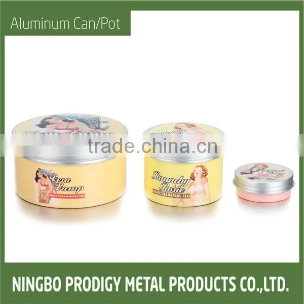 Aluminum Color JAR cosmetic packaging