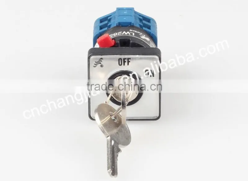 LW26S-10 CE Certificate Change over key switch