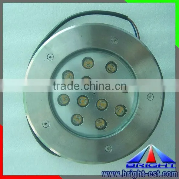 27W LED Underwater Flood Lamp RGB, 3 in 1, DC24V, Edison LED, 152*89mm, IP68, With stents