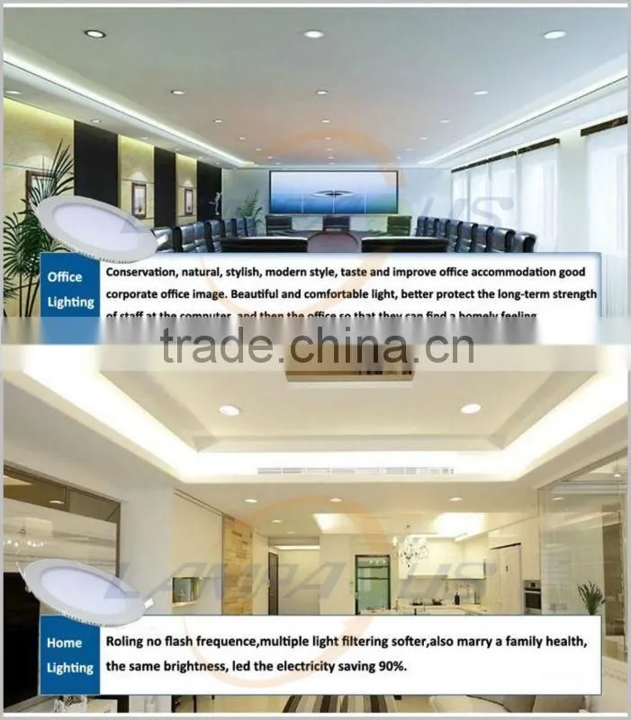 1800lm 18w power SMDs led panel light ceiling warm day cool white ultraslim led panel lampe spot
