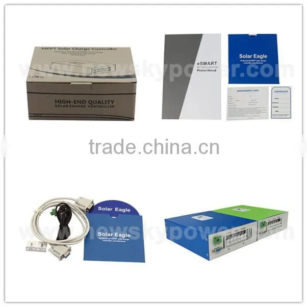 china solar charge controller 15A/20A/25A/30A/35A/40A system auto recognition MPPT solar charge controller