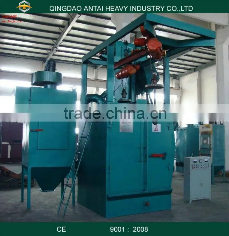 Rotary hook type shot blasting machine/hook shot blasting machine
