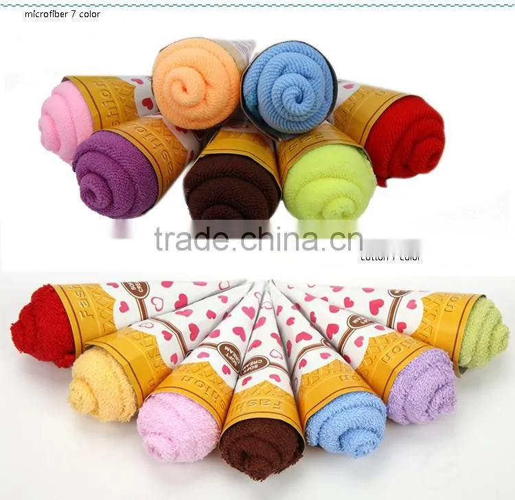 christmas gift towel Wedding Towel Cake Ice Cream Sundae Towel Favors