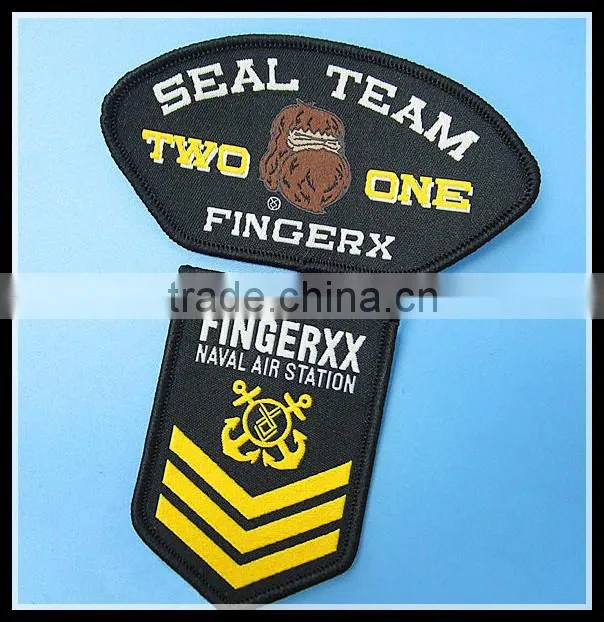 fashional embroidery woven badges